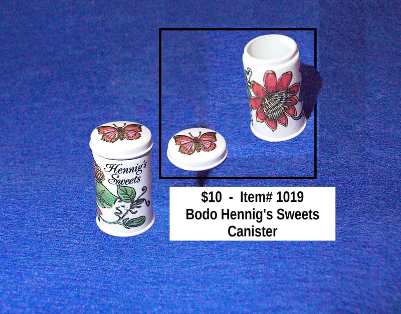 $10  -  Item# 1019 - 
Bodo Hennig's Sweets Canister