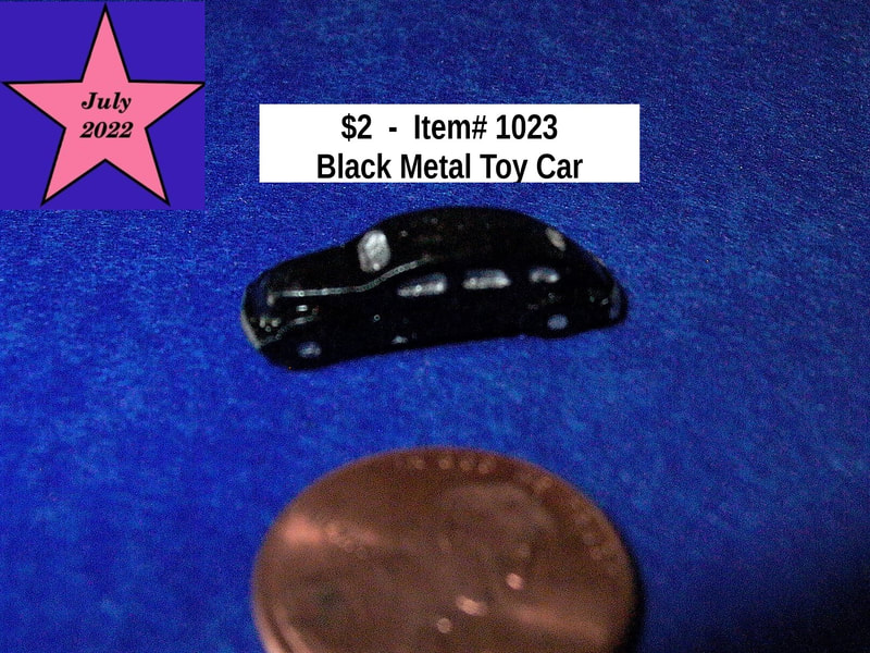 $2  -  Item# 1023 - Black Metal Toy Car