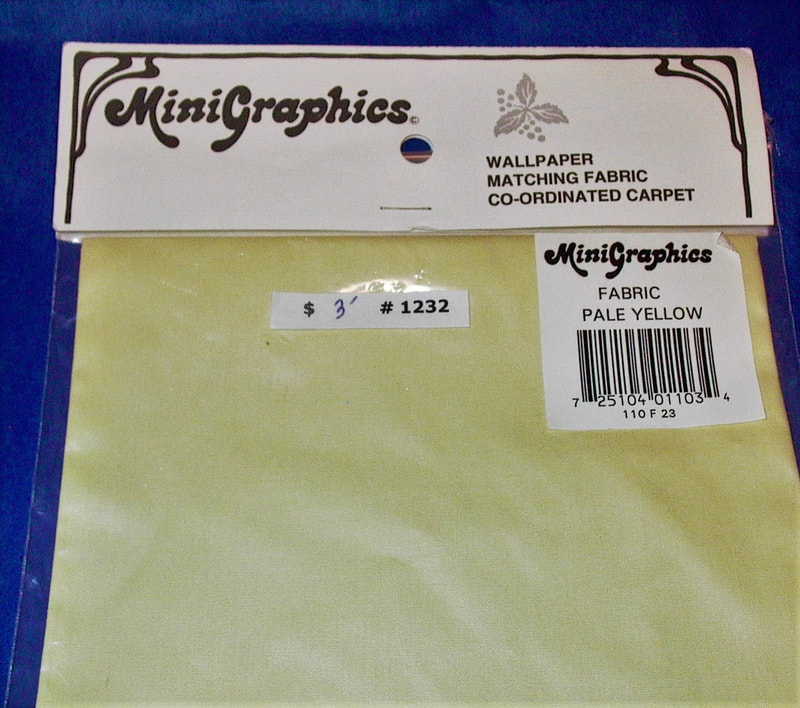 $3  -  Item# 1232 - MiniGraphics Solid Fabric Pale Yellow 110 F 23 -
 Unknown Measurements