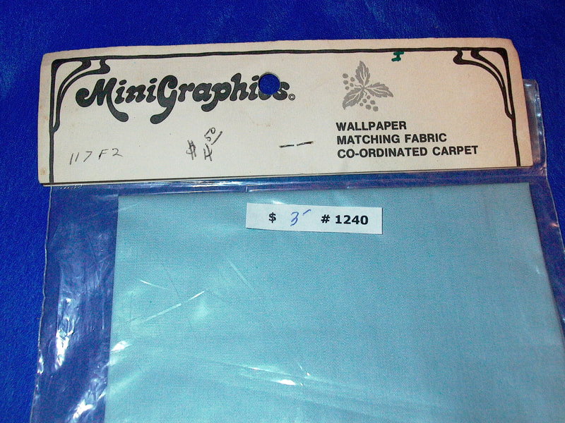 $3  -  Item# 1240 - MiniGraphics Solid Fabric Lt.Blue 117 F2 
Unknown Measurements