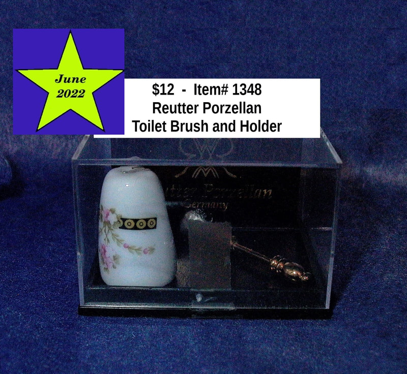 $12  -  Item# 1348 
Reutter Porzellan Toilet Brush