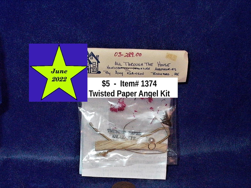 $5  -  Item# 1374
Twisted Paper Angel Kit