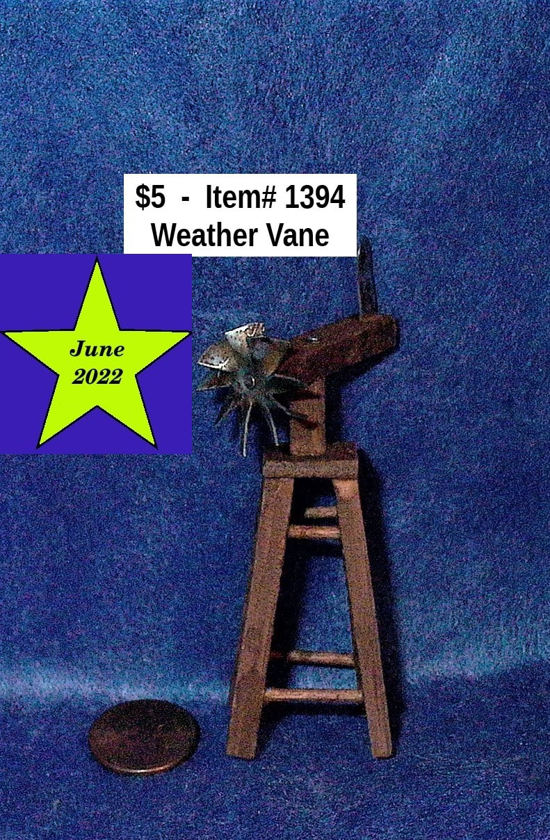 $5  -  Item# 1394
Weather Vane