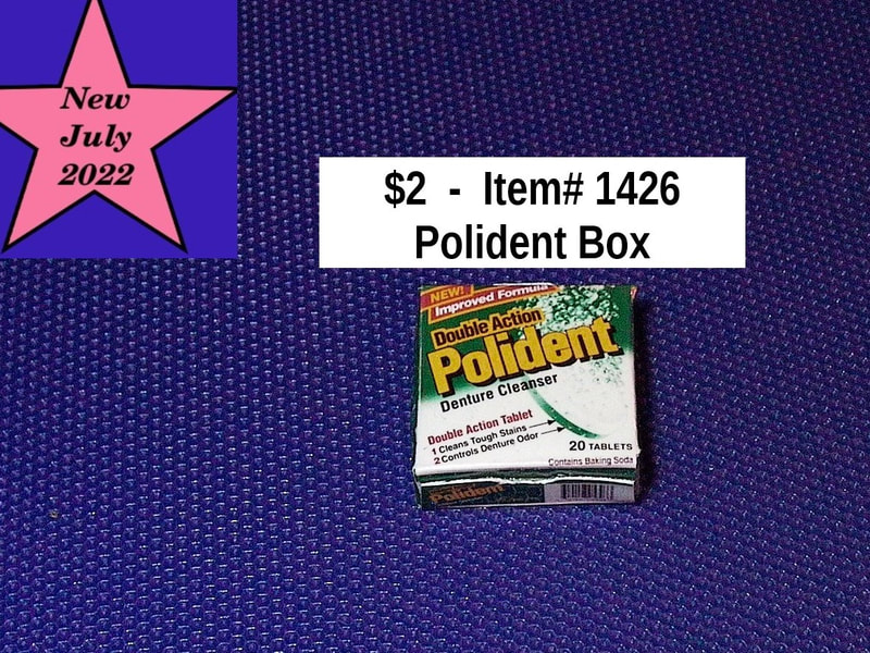 $2  -  Item# 1426 - 
Polident Box