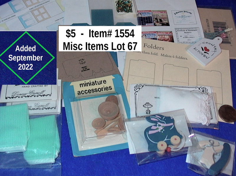 $5   -  Item# 1554 *  
Misc Items Lot #67