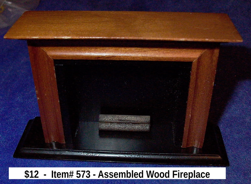$12 - Item# 573 - Wood Fireplace