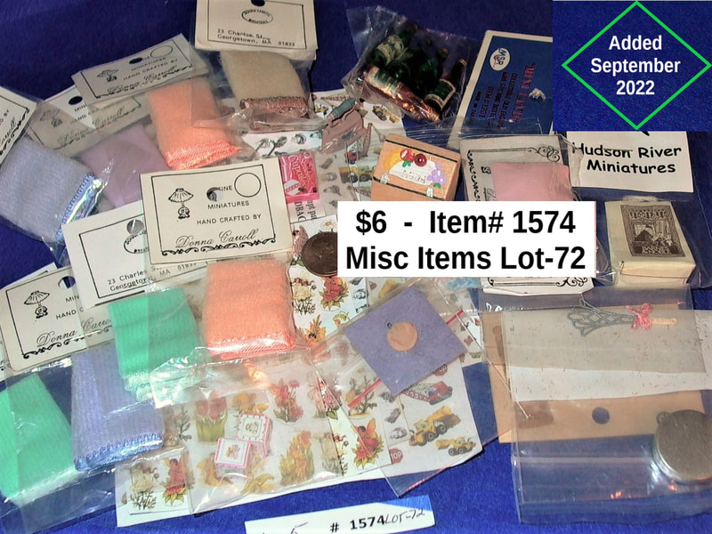 $6   -  Item# 1574 -  
Misc Items Lot #72