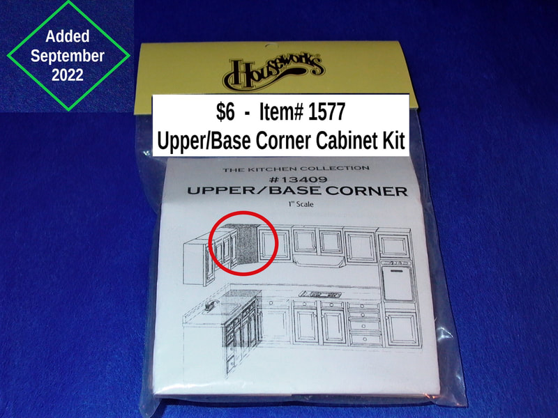 $6   -  Item# 1577 -  
Houseworks UpperBase Corner Kit #13409 