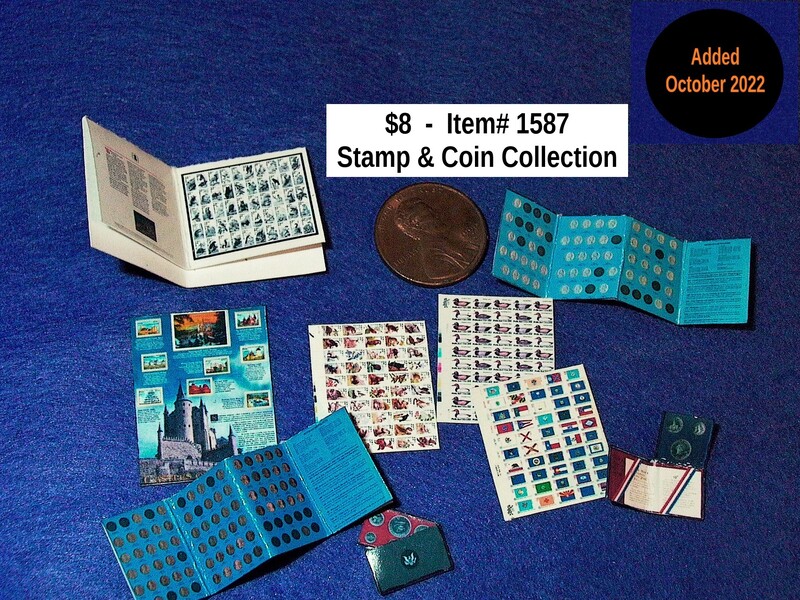 $8  -  Item# 1587  - Stamp and Coin Collection