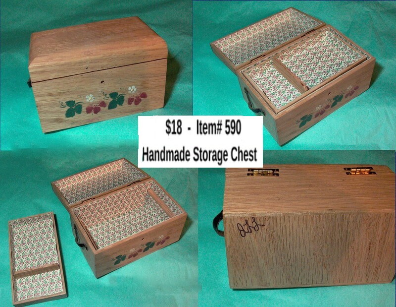$18 - Item# 590 - Handmade Storage Chest
