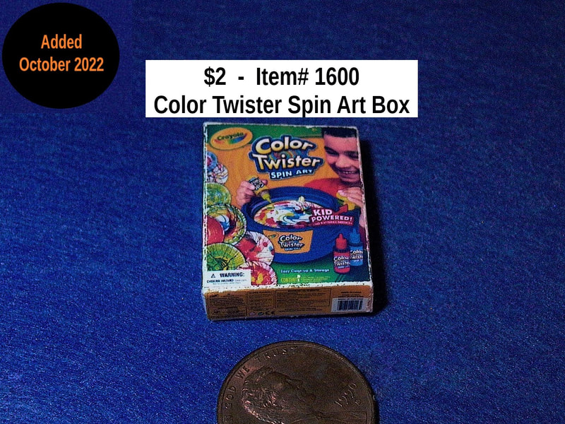 $2  -  Item# 1600  - Color Twister Spin Art Box