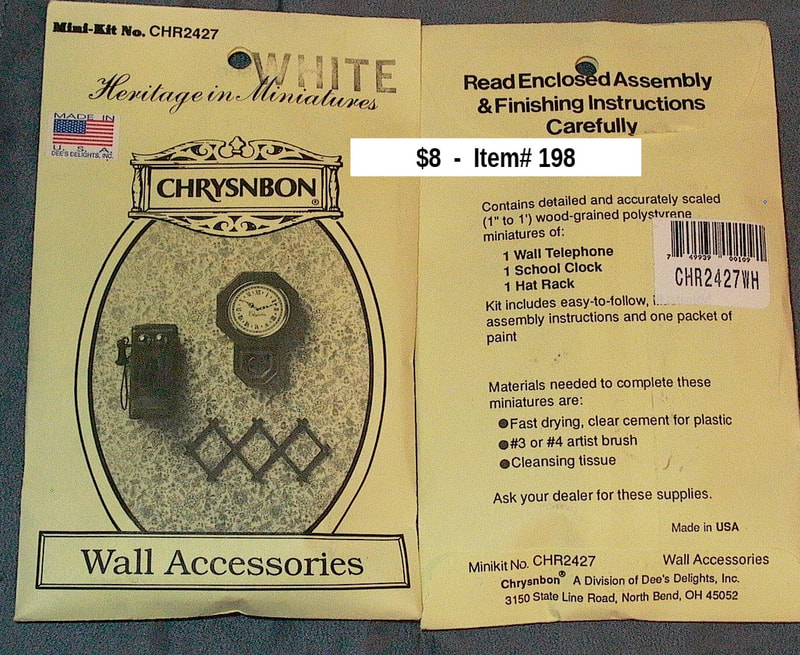$8     Item# 198
White Wall Accessories Kit CHR2427 