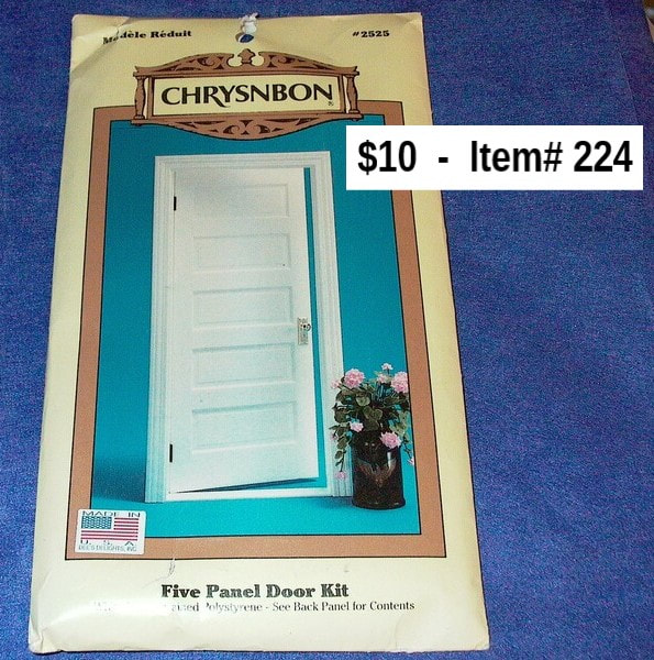 $10  -  Item# 224  -  
Five Panel Door Kit CHR2525 