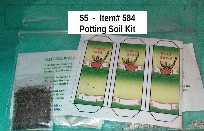 $5 - Item# 584 - Potting Soil Bag Kit