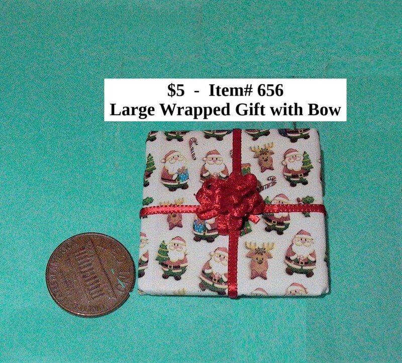 $5  -  Item# 656 - 
Large Wrapped Christmas Gift 
