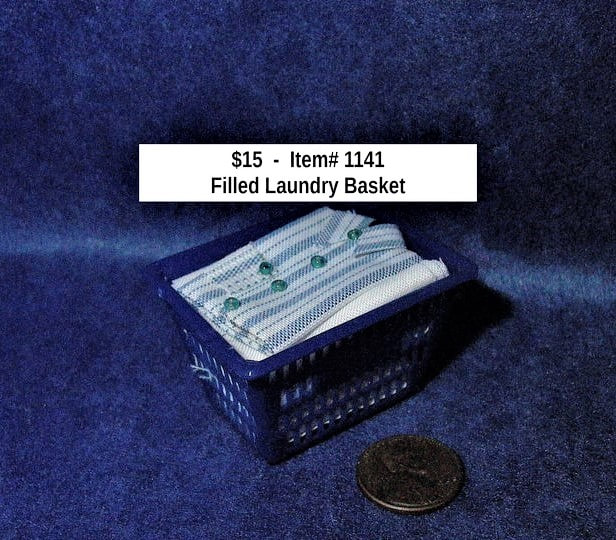 $15  -  Item# 1141 
Filled Laundry Basket