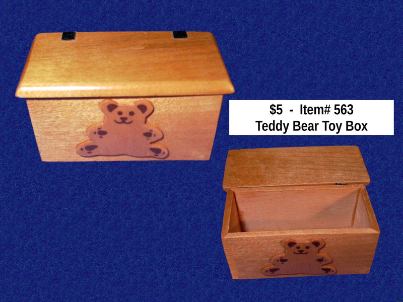 $5 - Item# 563 - Teddy Bear Toy Box
