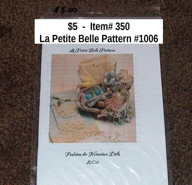 $5   item# 350
La Petite Belle Pattern 1006