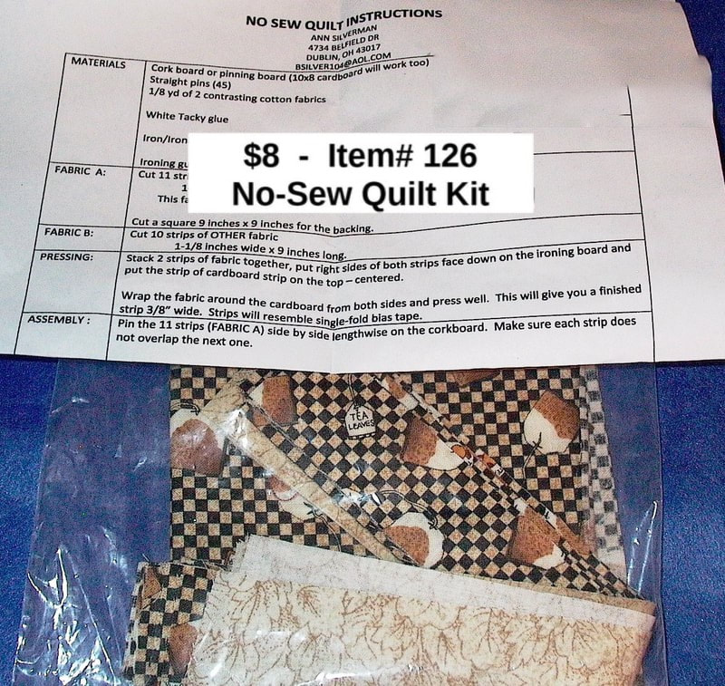 $8 - item #126 - No Sew Quilt Kit