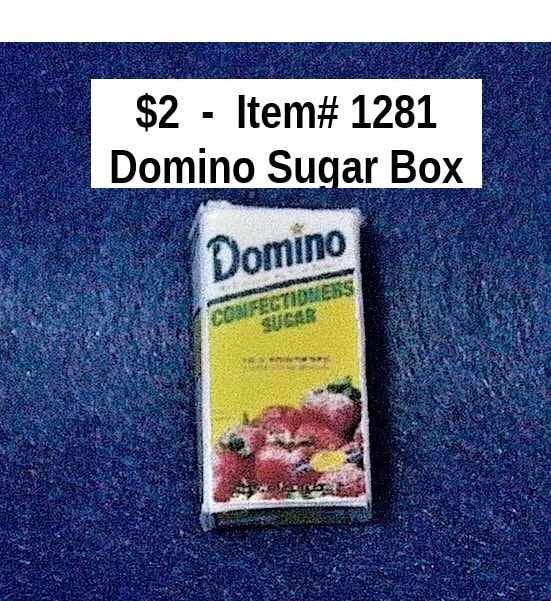 $2  -  Item# 1281
Domino Sugar Box