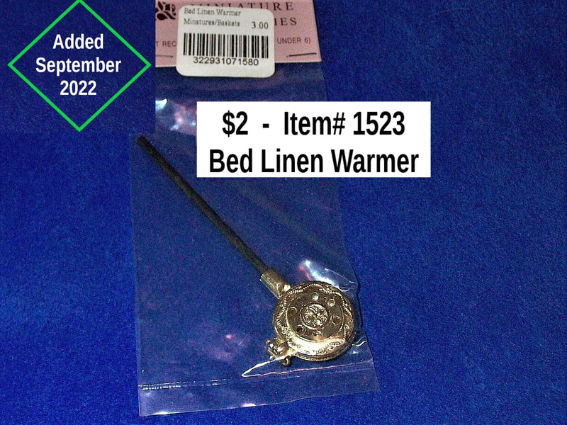 $2  -  Item# 1523  - Bed Linen Warmer