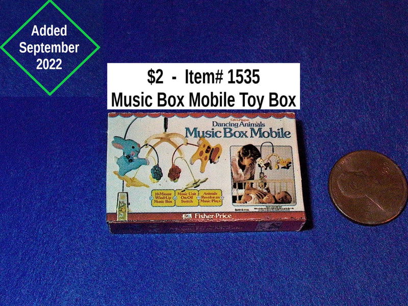 $2   -  Item# 1535  
Music Box Mobile Box