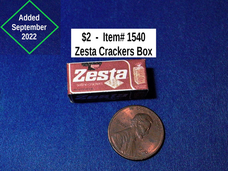 $2   -  Item# 1540  - Zesta Cracker Box