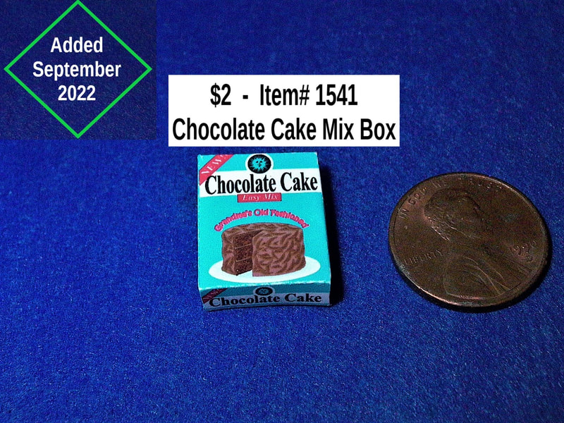 $2   -  Item# 1541 - Chocolate Cake Box