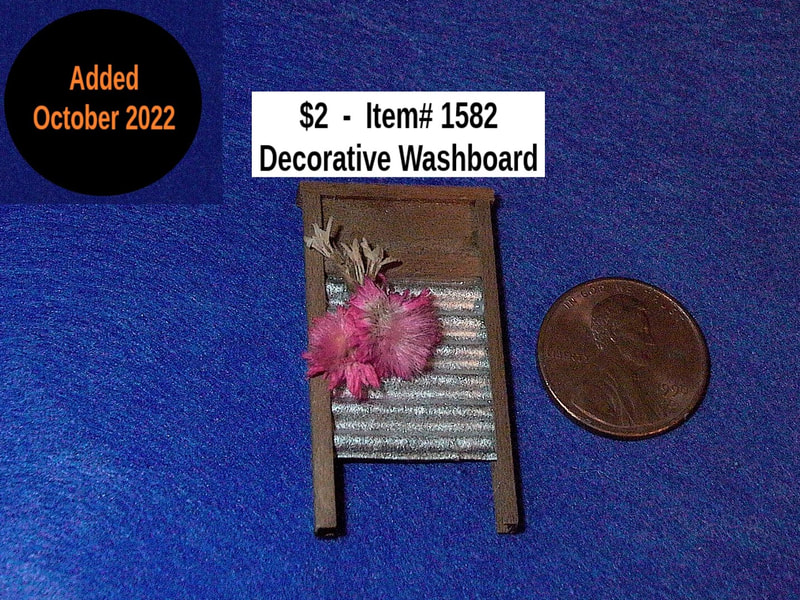 $2  -  Item# 1582  - Decorative Washboard