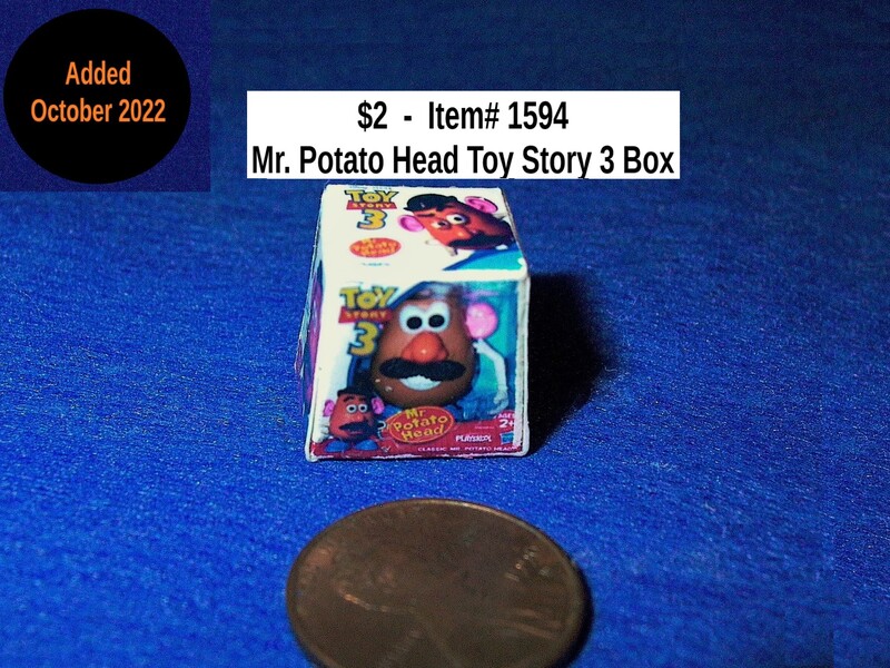 $2  -  Item# 1594  - Mr. Potato Head Toy Story 3 Toy Box