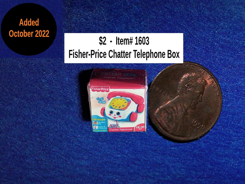 $2  -  Item# 1603 -  Fisher Price Chatter Telephone Box