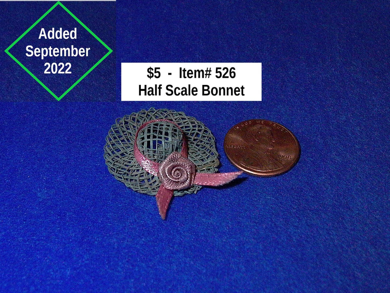 $5  -  Item# 526 - Half Scale Bonnet
