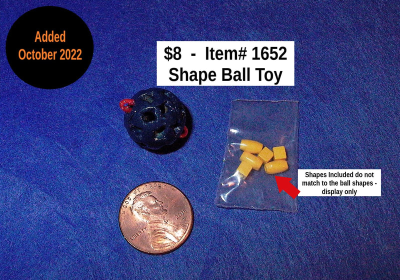 $8 - Item# 1652  -  Shape Ball Toy
