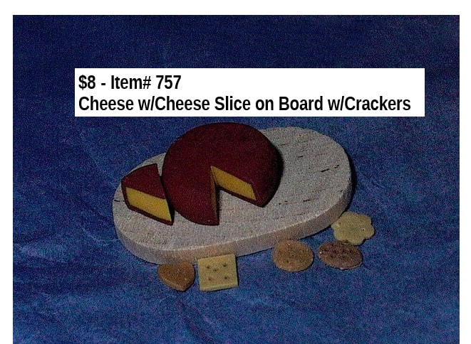$8 - Item# 757 - Cheese and Crackers Board
