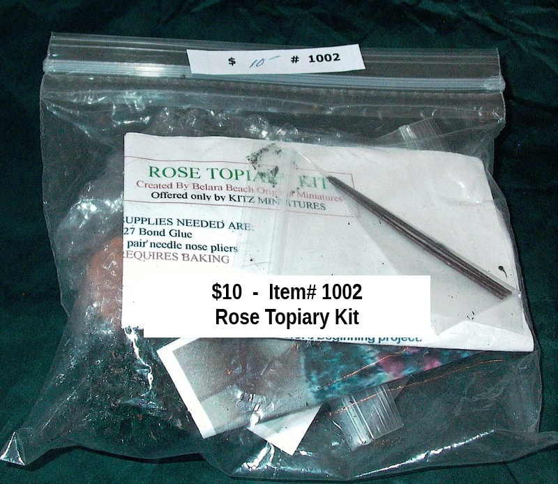 $10  -  Item# 1002  -  Rose Topiary Kit
