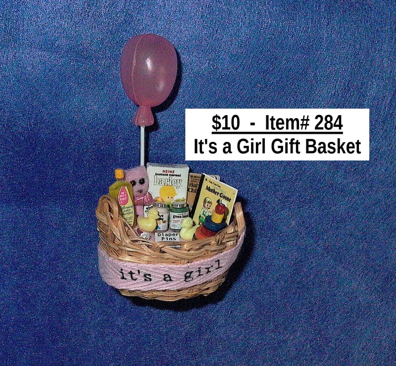 $10 - Item# 284 -
It's A Girl Filled Gift Basket