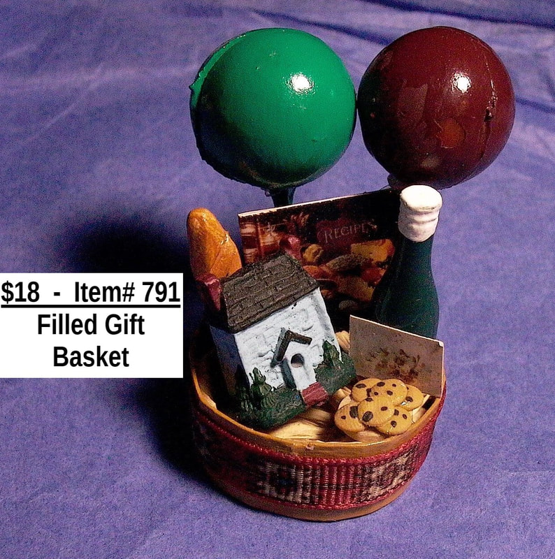 $18  -  Item# 791  -  
New Home Filled Gift Basket