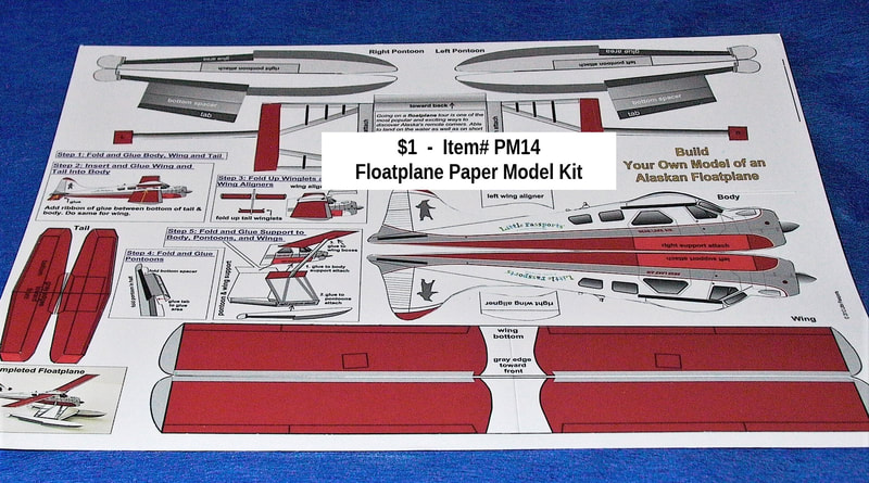 $1  -  Item# PM14 -
Floatplane Paper Model Kit